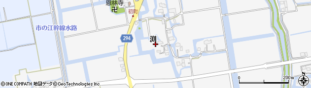 佐賀県佐賀市兵庫町渕2532周辺の地図