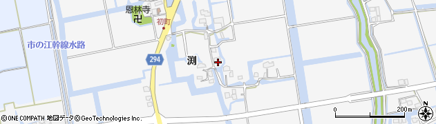 佐賀県佐賀市兵庫町渕2518周辺の地図