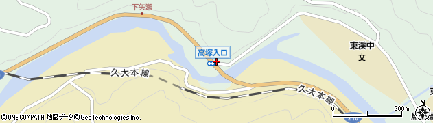 大分県日田市天瀬町馬原2105周辺の地図