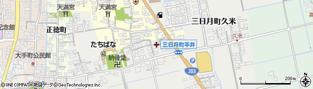 佐賀県小城市三日月町久米1265周辺の地図