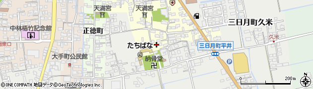 佐賀県小城市三日月町久米1032周辺の地図