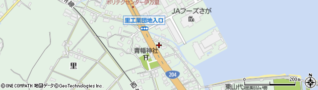 佐賀県伊万里市東山代町里355周辺の地図