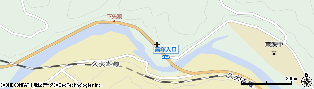 大分県日田市天瀬町馬原2102周辺の地図