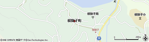 長崎県平戸市根獅子町周辺の地図
