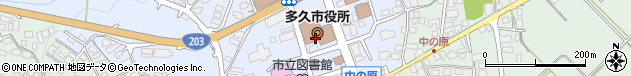 佐賀県多久市周辺の地図