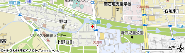 大分県別府市上野口町24周辺の地図