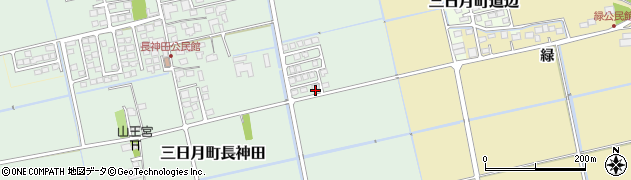 佐賀県小城市三日月町長神田179周辺の地図