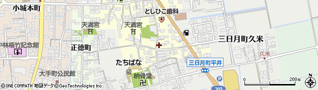 佐賀県小城市三日月町久米993周辺の地図