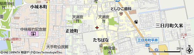 佐賀県小城市本告1057周辺の地図