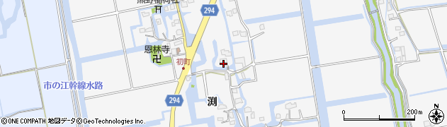 佐賀県佐賀市兵庫町渕2498周辺の地図
