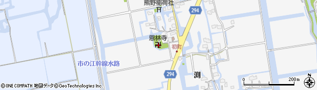 佐賀県佐賀市兵庫町渕2724周辺の地図