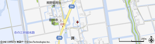 佐賀県佐賀市兵庫町渕2494周辺の地図