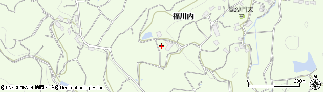 佐賀県伊万里市山代町（福川内）周辺の地図
