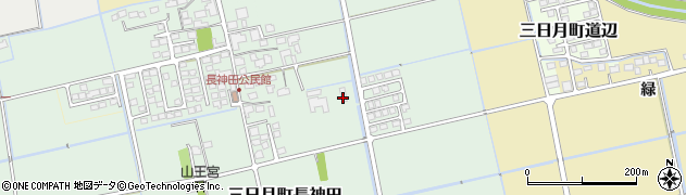 佐賀県小城市三日月町長神田175周辺の地図