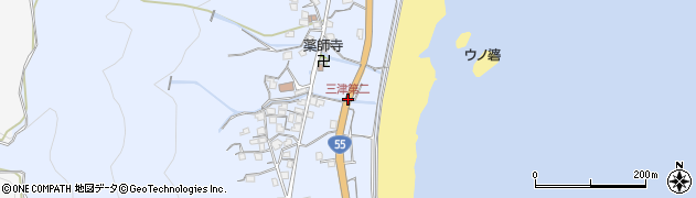 三津第二周辺の地図