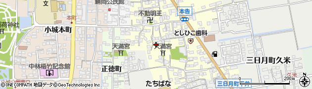 佐賀県小城市三日月町久米1135周辺の地図