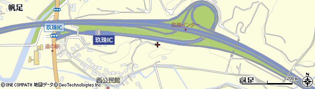 大分県玖珠郡玖珠町帆足周辺の地図