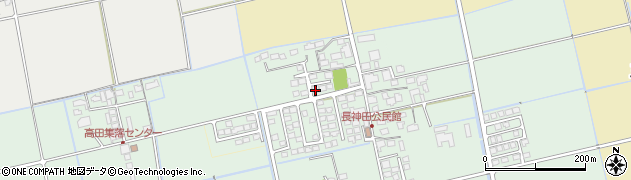 佐賀県小城市三日月町長神田118周辺の地図