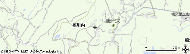佐賀県伊万里市山代町福川内1980周辺の地図