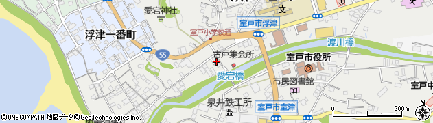 四国電気保安協会　室戸事業所周辺の地図