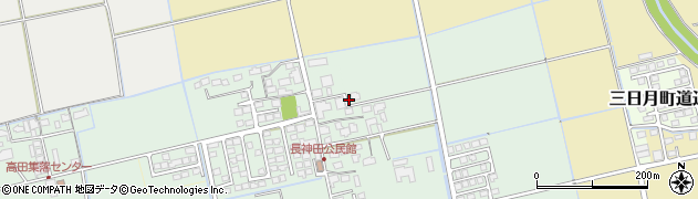 佐賀県小城市三日月町長神田10周辺の地図