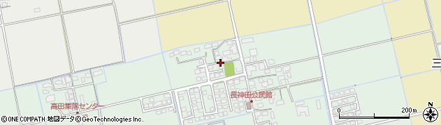 佐賀県小城市三日月町長神田106周辺の地図