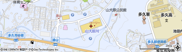 ダイソースーパーコンボ多久店周辺の地図