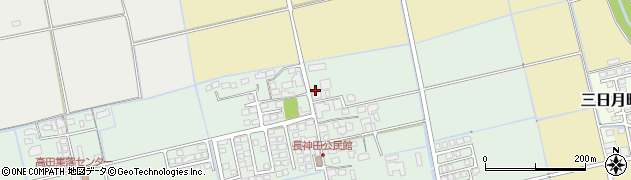 佐賀県小城市長神田周辺の地図