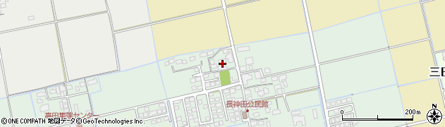 佐賀県小城市三日月町長神田104周辺の地図