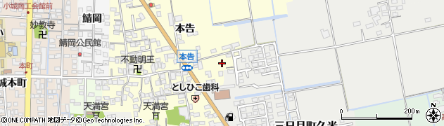 佐賀県小城市本告560周辺の地図