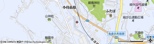 佐賀県多久市北多久町周辺の地図