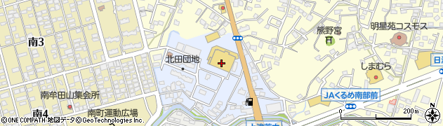ＤＣＭ上津店周辺の地図
