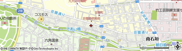 別府荘園郵便局周辺の地図