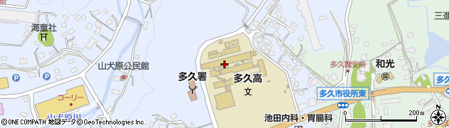 佐賀県立多久高等学校周辺の地図