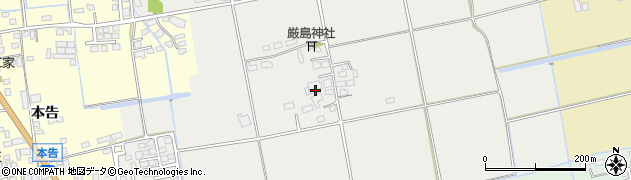 佐賀県小城市三日月町久米318周辺の地図