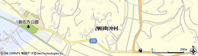愛媛県宇和島市吉田町沖村周辺の地図