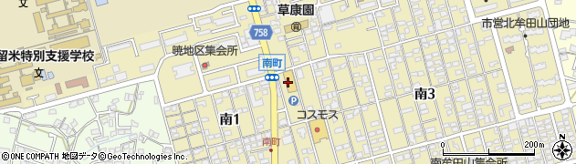 有限会社ファミリー　久留米店周辺の地図