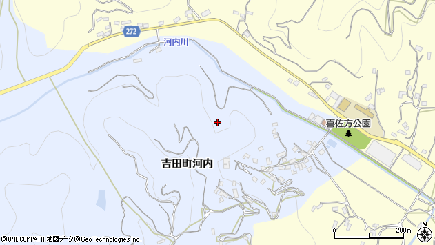 〒799-3752 愛媛県宇和島市吉田町河内の地図