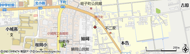 佐賀県小城市本告771周辺の地図