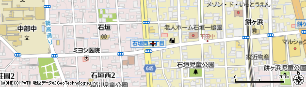 シャトレーゼ別府石垣店周辺の地図