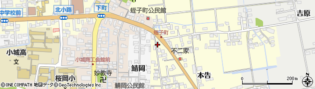 佐賀県小城市本告774周辺の地図