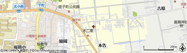 佐賀県小城市三日月町久米787周辺の地図