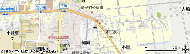 佐賀県小城市本告769周辺の地図