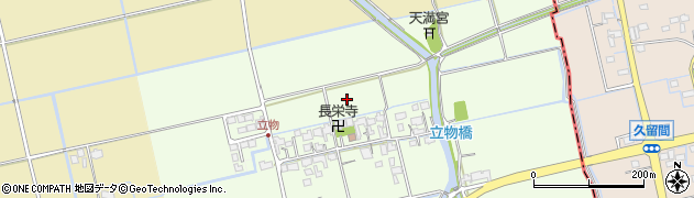佐賀県小城市立物周辺の地図