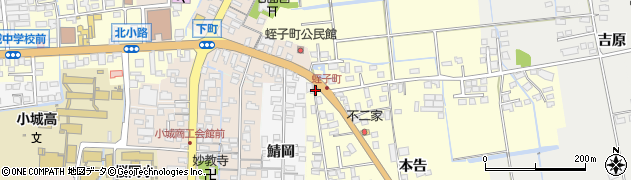 佐賀県小城市本告758周辺の地図