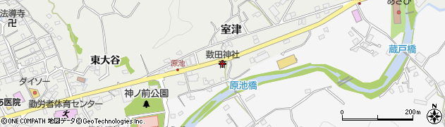 数田神社周辺の地図