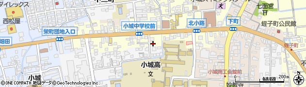 佐賀県小城市北小路周辺の地図