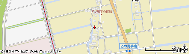佐賀県神埼郡吉野ヶ里町乙ノ馬手1167周辺の地図