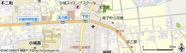 佐賀県小城市蛭子町周辺の地図