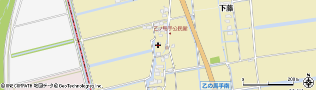 佐賀県神埼郡吉野ヶ里町乙ノ馬手1170周辺の地図